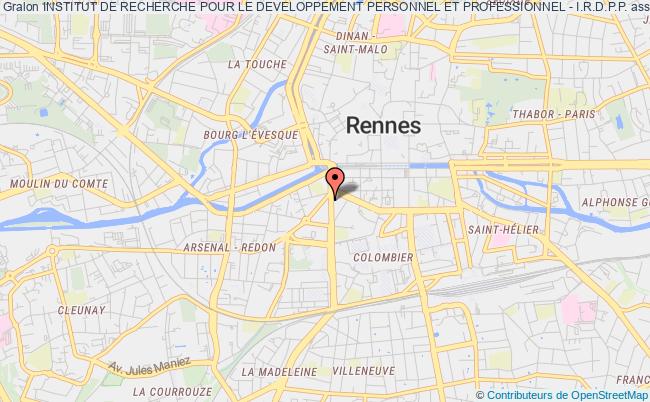 plan association Institut De Recherche Pour Le Developpement Personnel Et Professionnel - I.r.d.p.p. Rennes
