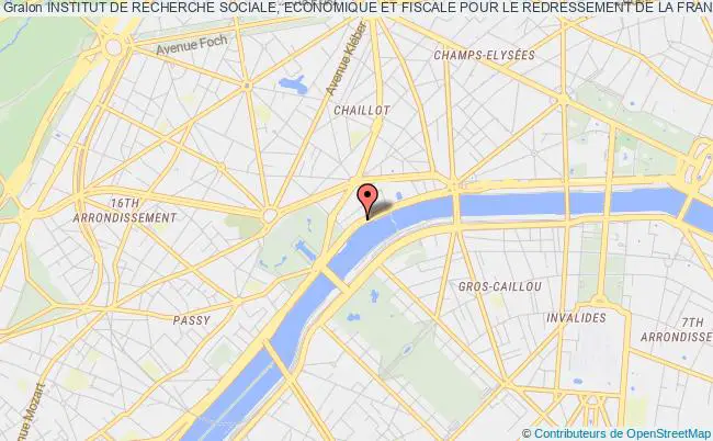plan association Institut De Recherche Sociale, Economique Et Fiscale Pour Le Redressement De La France  - Irsef Paris