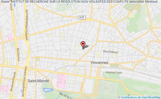 plan association Institut De Recherche Sur La Resolution Non Violentes Des Conflits Montreuil