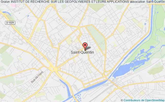 plan association Institut De Recherche Sur Les Geopolymeres Et Leurs Applications Saint-Quentin