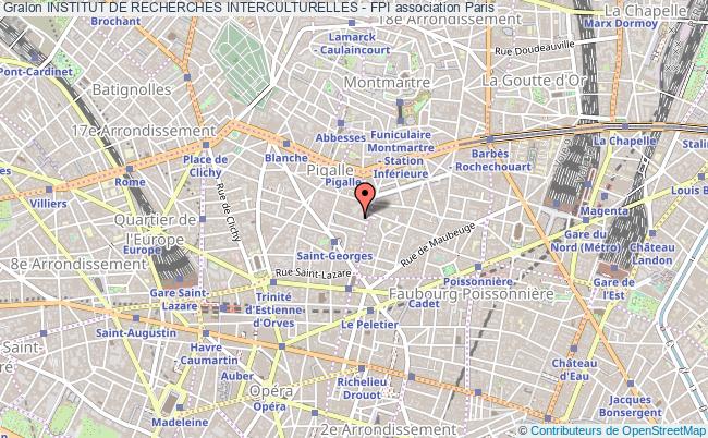 plan association Institut De Recherches Interculturelles - Fpi Paris 9e