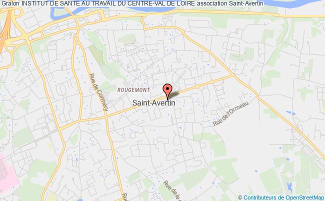 plan association Institut De SantÉ Au Travail Du Centre-val De Loire Saint-Avertin