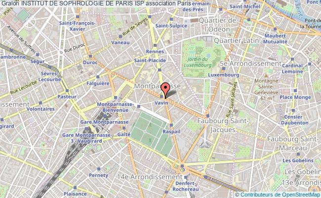plan association Institut De Sophrologie De Paris Isp Paris