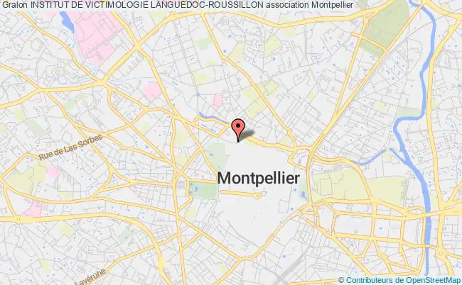 plan association Institut De Victimologie Languedoc-roussillon Montpellier