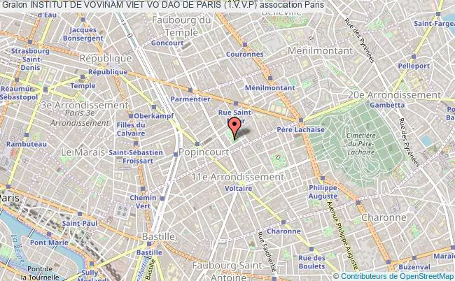 plan association Institut De Vovinam Viet Vo Dao De Paris ( I.v.v.p) Paris