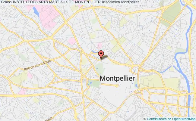 plan association Institut Des Arts Martiaux De Montpellier Montpellier