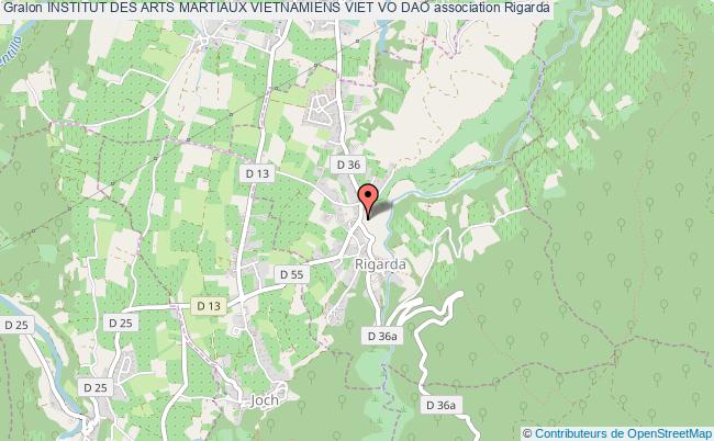 plan association Institut Des Arts Martiaux Vietnamiens Viet Vo Dao Rigarda