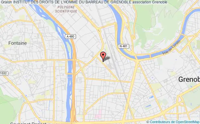plan association Institut Des Droits De L'homme Du Barreau De Grenoble Grenoble