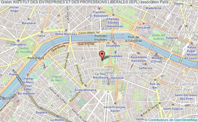 plan association Institut Des Entreprises Et Des Professions Liberales (iepl) Paris