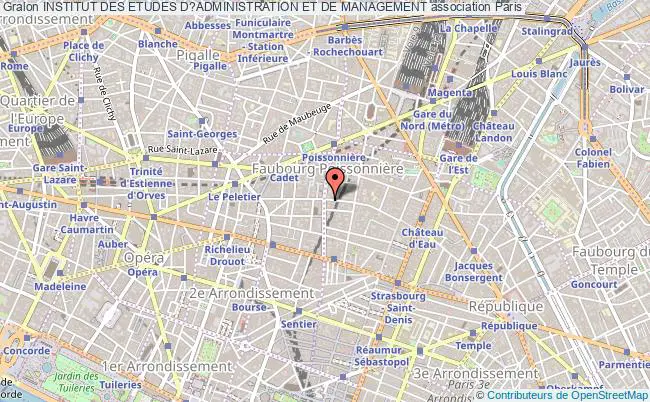 plan association Institut Des Etudes D?administration Et De Management Paris