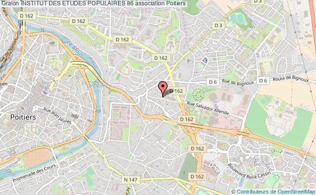 plan association Institut Des Etudes Populaires 86 Poitiers
