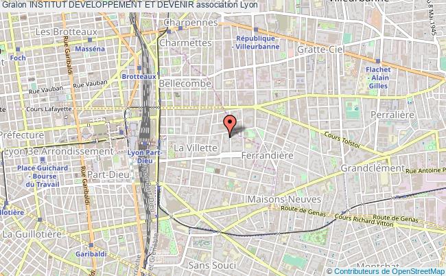 plan association Institut Developpement Et Devenir Lyon 3e Arrondissement