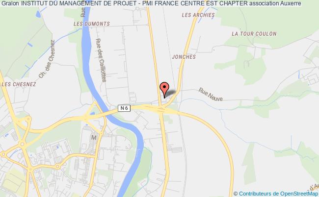 plan association Institut Du Management De Projet - Pmi France Centre Est Chapter Auxerre