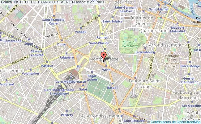 plan association Institut Du Transport Aerien Paris