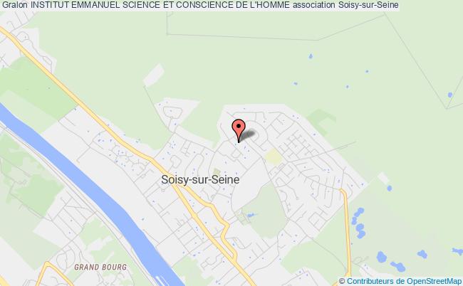 plan association Institut Emmanuel Science Et Conscience De L'homme Soisy-sur-Seine