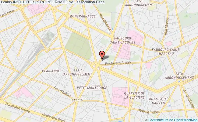 plan association Institut Espere International Paris