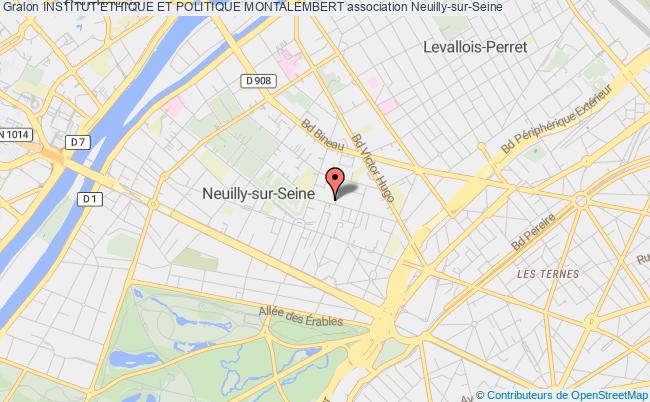plan association Institut Ethique Et Politique Montalembert Neuilly-sur-Seine