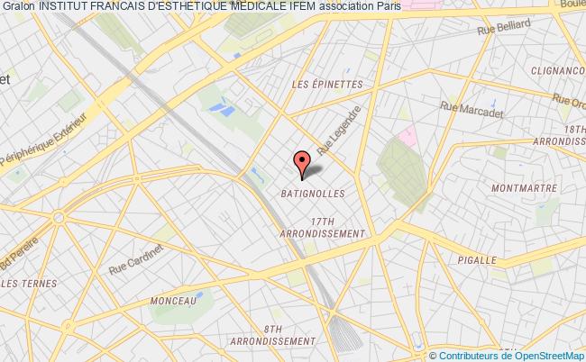 plan association Institut Francais D'esthetique Medicale Ifem Paris