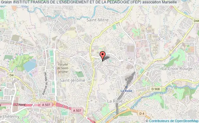 plan association Institut Francais De L'enseignement Et De La Pedagogie (ifep) Marseille