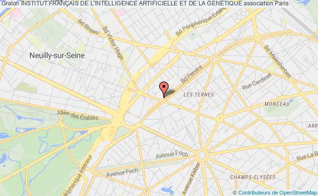 plan association Institut FranÇais De L'intelligence Artificielle Et De La GÉnÉtique Paris