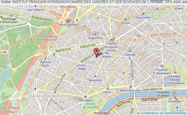 plan association Institut Francais Interdisciplinaire Des Langues Et Des Sciences De L'homme  (ifilash) Paris