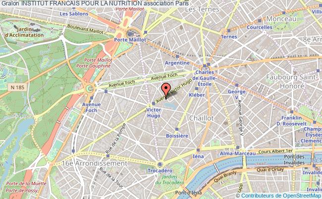 plan association Institut Francais Pour La Nutrition Paris