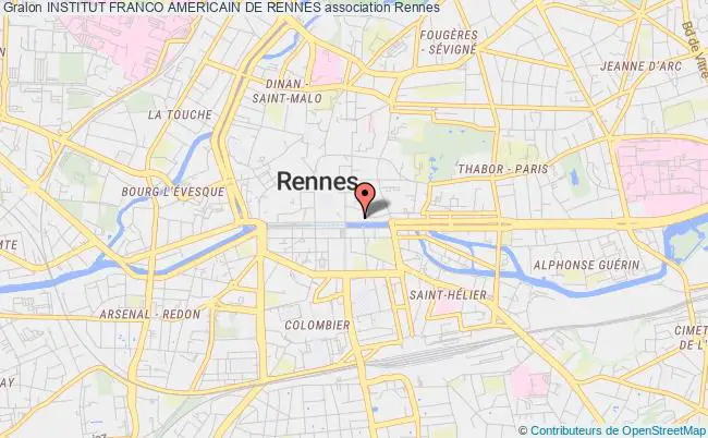 plan association Institut Franco Americain De Rennes Rennes