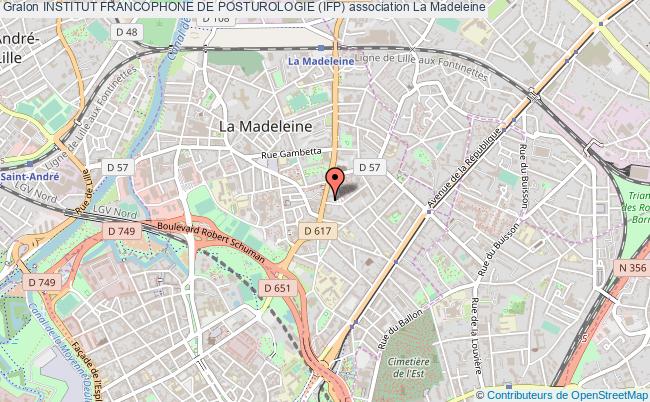 plan association Institut Francophone De Posturologie (ifp) La    Madeleine