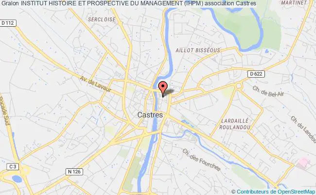 plan association Institut Histoire Et Prospective Du Management (ihpm) Castres