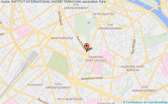 plan association Institut International Andrei Tarkovski Paris