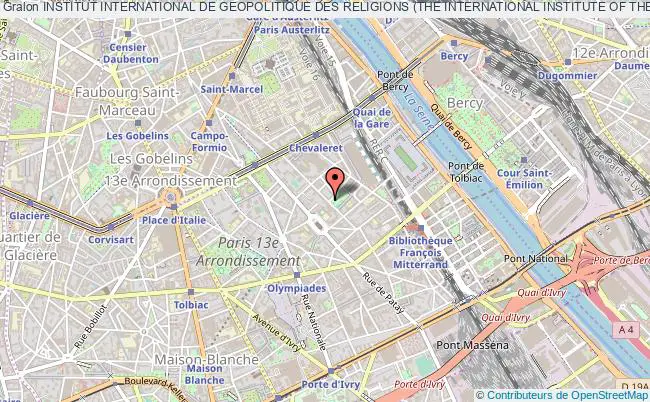 plan association Institut International De Geopolitique Des Religions (the International Institute Of The Geopolitics Of Religion) -  Iigr Paris