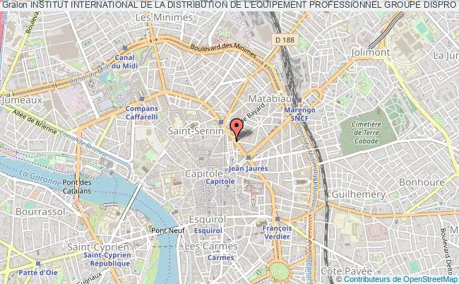plan association Institut International De La Distribution De L'equipement Professionnel Groupe Dispro International Toulouse