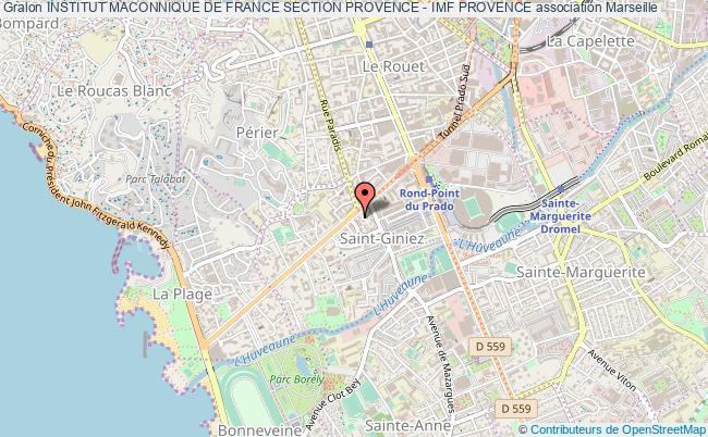 plan association Institut Maconnique De France Section Provence - Imf Provence Marseille