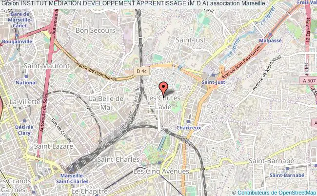 plan association Institut Mediation Developpement Apprentissage (m.d.a) Marseille 4e