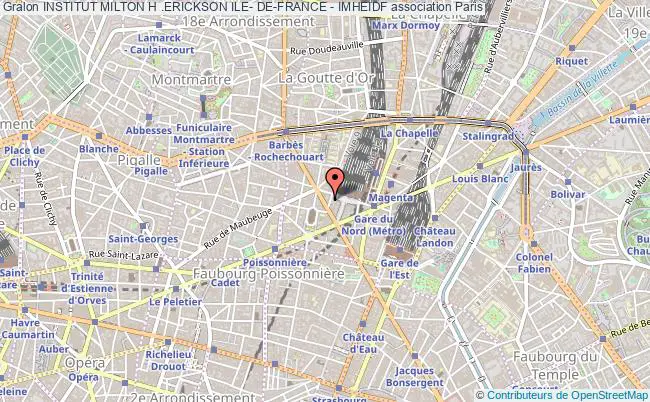 plan association Institut Milton H .erickson Ile- De-france - Imheidf Paris 10e