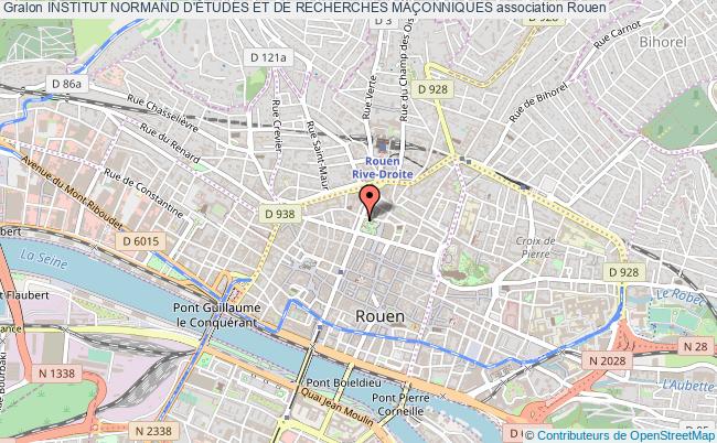 plan association Institut Normand D'Études Et De Recherches MaÇonniques Rouen