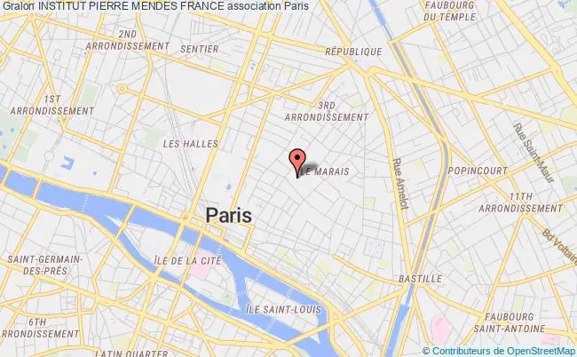 plan association Institut Pierre Mendes France Paris 3e