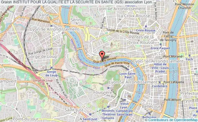 plan association Institut Pour La QualitÉ Et La SÉcuritÉ En SantÉ (iqs) Lyon