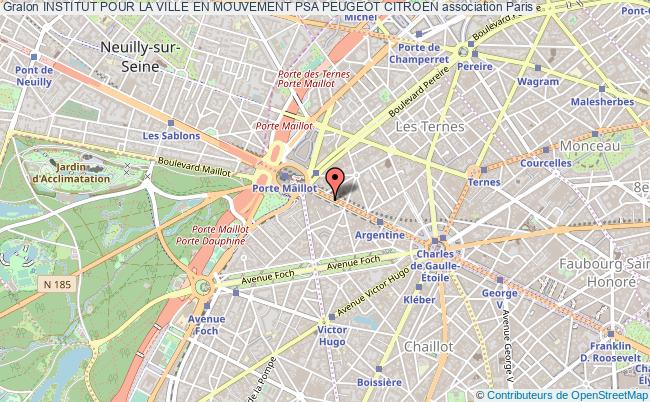 plan association Institut Pour La Ville En Mouvement Psa Peugeot Citroen Paris