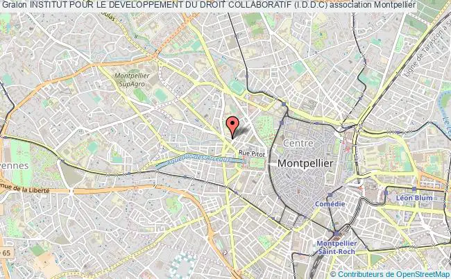plan association Institut Pour Le Developpement Du Droit Collaboratif (i.d.d.c) Montpellier