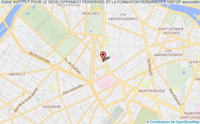 plan association Institut Pour Le Developpement Personnel Et La Formation Permanente Idefop Paris