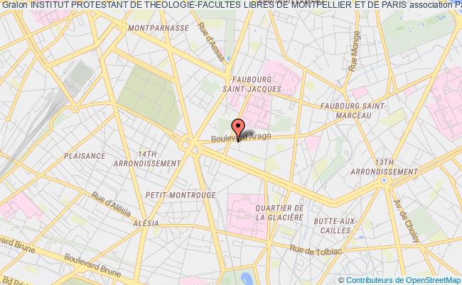 plan association Institut Protestant De Theologie-facultes Libres De Montpellier Et De Paris Paris