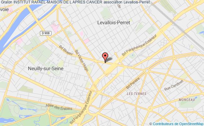 plan association Institut RafaËl-maison De L Apres Cancer Levallois-Perret