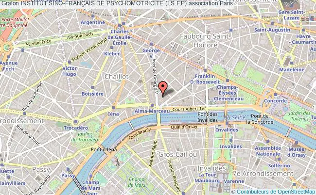 plan association Institut Sino-franÇais De Psychomotricite (i.s.f.p) Paris