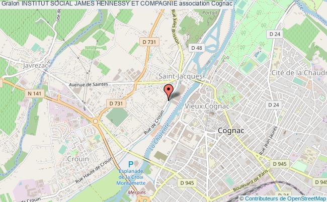 plan association Institut Social James Hennessy Et Compagnie Cognac