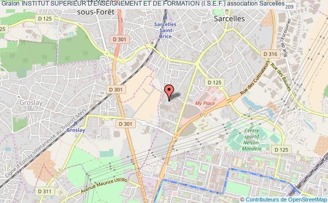 INSTITUT SUPERIEUR D'ENSEIGNEMENT ET DE FORMATION (I.S.E.F.)