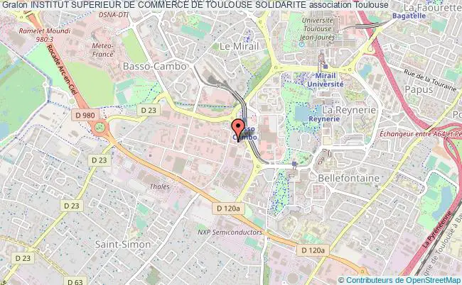 plan association Institut Superieur De Commerce De Toulouse Solidarite Toulouse
