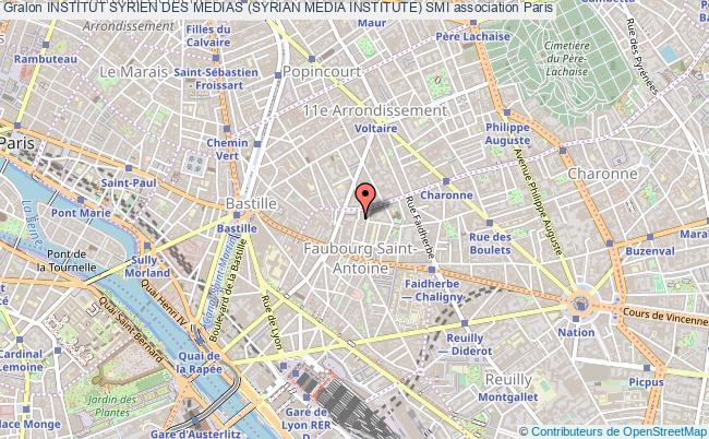 plan association Institut Syrien Des Medias (syrian Media Institute) Smi Paris 11e