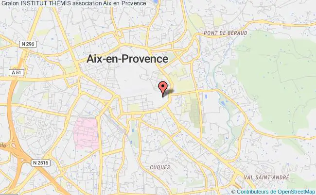 plan association Institut ThÉmis Aix-en-Provence