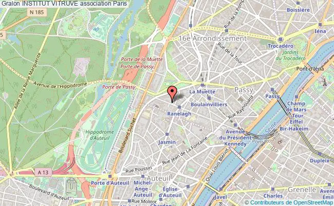 plan association Institut Vitruve Paris
